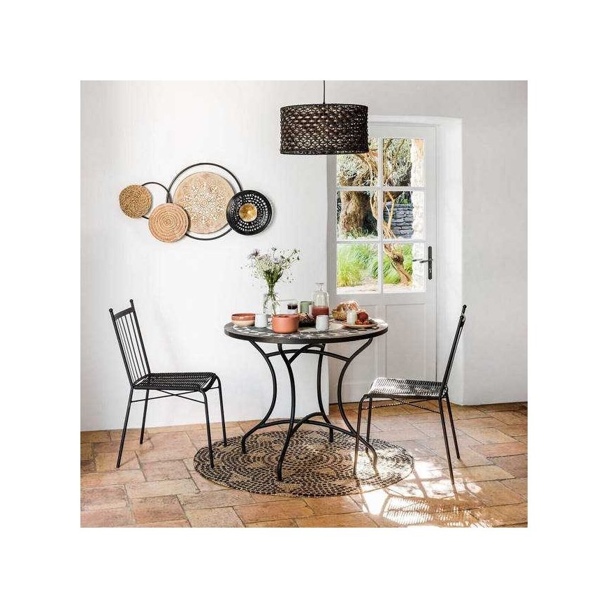 Atmosphera kilimas Apvalus džiuto kilimas, Ø 120 cm, geometrinis raštas – 4