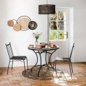 Atmosphera Round Jute Carpet, Ø 120 cm, geometric pattern Atmosphera Round Jute Carpet, Ø 120 cm, geometric pattern