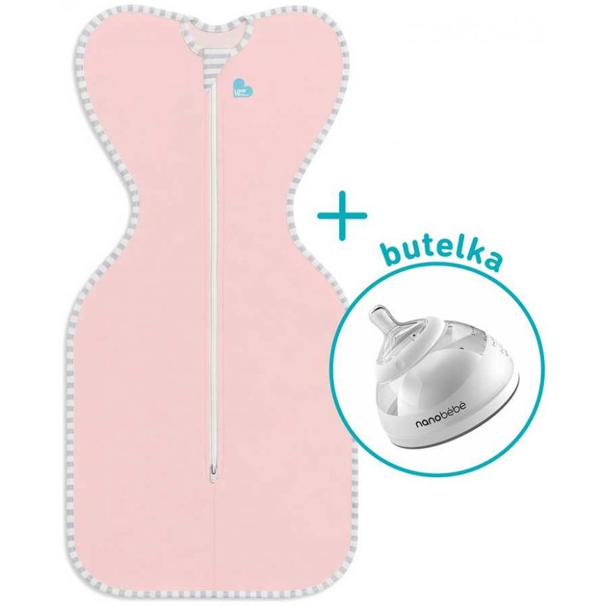 Love To Dream Swaddle UP vytinys - S suurus - tolmune roosa - ETAP1 - 1.0 TOG Originaal – 4