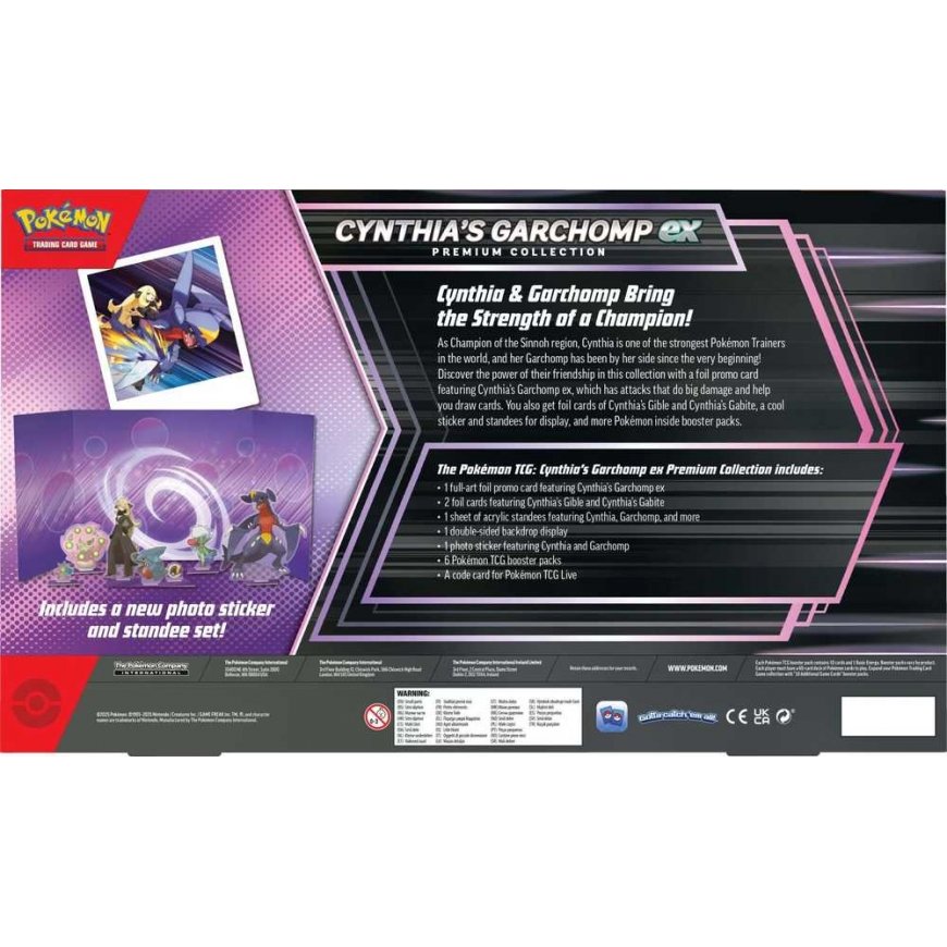 Pokémon TCG - Cynthia Garchomp ex Premium Kogumiskogum – 3