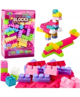 „Lean Toys“ BŪVNIECĪBAS KALADĒS MĀCĪBU KASTĒ 230 ELEMENTI