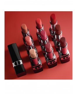 Christian Dior, Dior Rouge, Satin Finish, Kremas Lipstick, Rose Feline, 3.5 g For Women