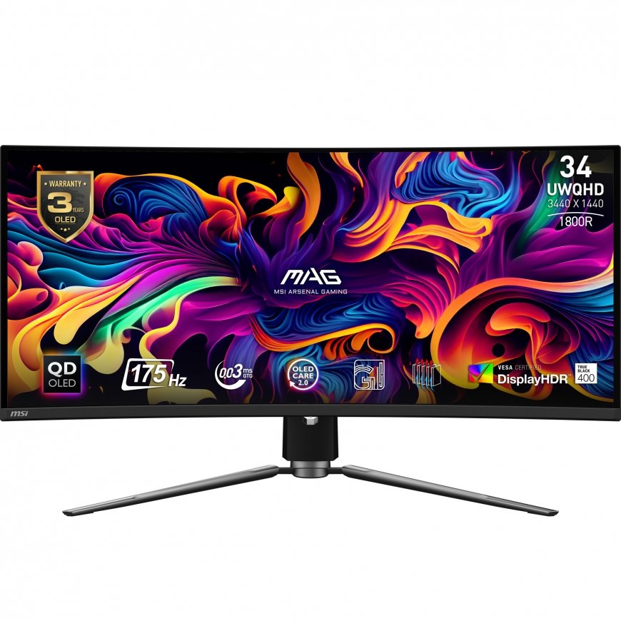 MSI MAG 341CQPDE QD-OLED monitori 86