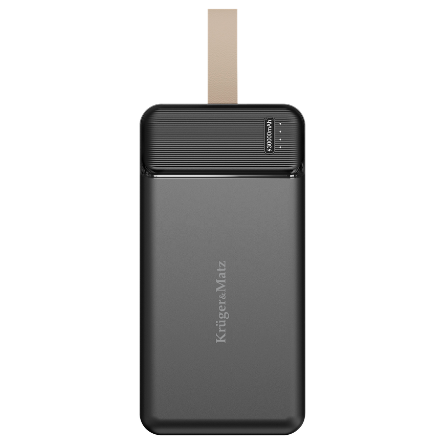 Kruger & Matz 30000 mAh litija jonu ārējā baterija ar QC un PD funkcijām – 2