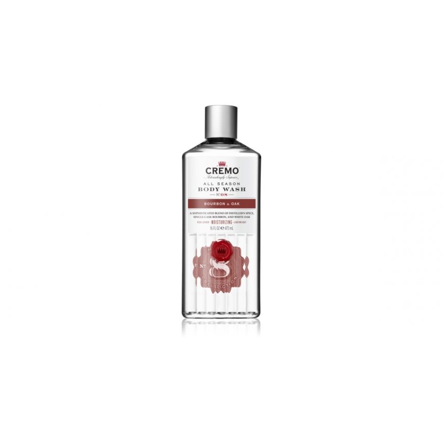 Cremo Dušo želė „Bourbon & Oak“ – 473 ml