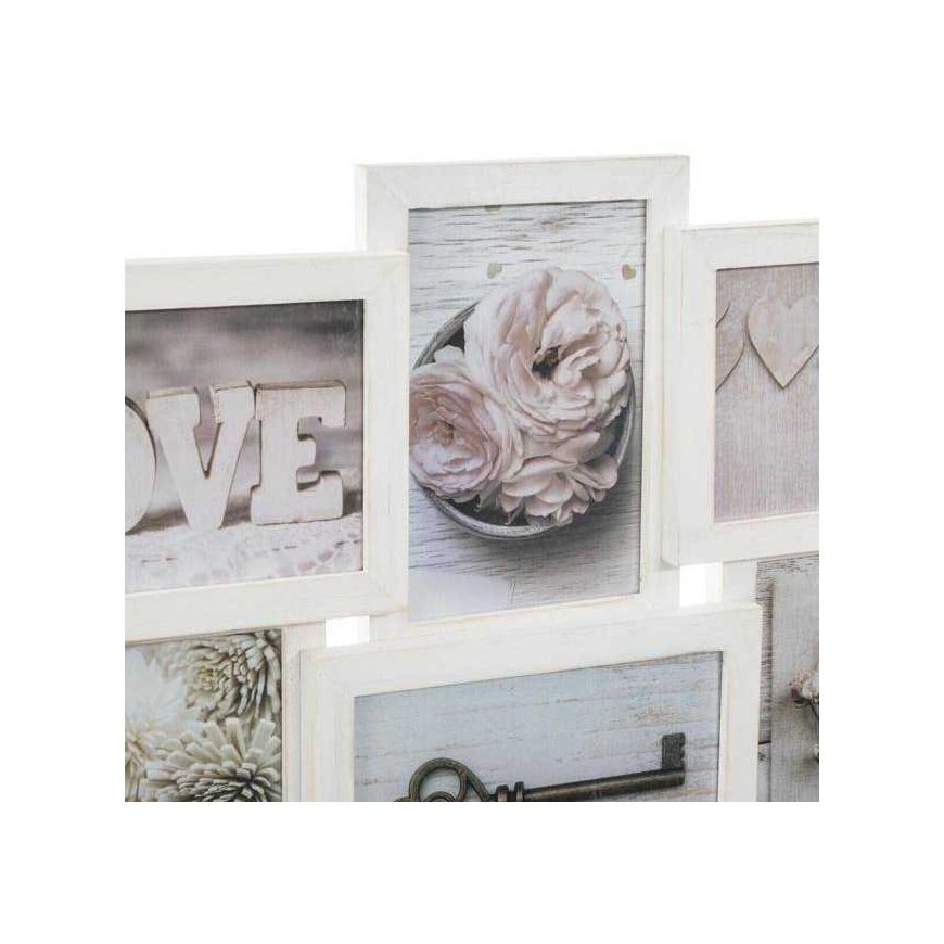 Atmosphera PIECES Photo Frame, collage, 15 pcs, vintage, white color, Atmosphere – 2