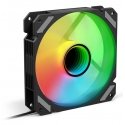 Sharkoon SHARK Mirror PWM RGB Корпус компьютера Вентилятор 12 cm Черный 1 шт Sharkoon SHARK Mirror PWM RGB Корпус компьютера Вентилятор 12 cm Черный 1 шт