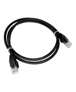 Alantec KKU5CZA0.25 tīkla kabelis Melns 0,25 m Cat5e U/UTP (UTP)
