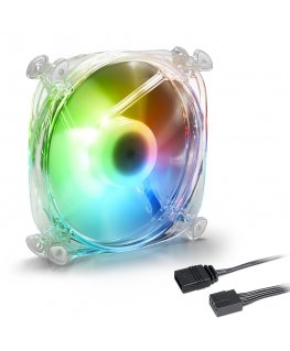Sharkoon Shark Disc PWM Корпус компьютера Вентилятор 12 cm Прозрачный 1 шт
