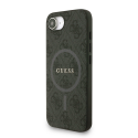 Guess PU Leather 4G Colored Ring Strap MagSafe Case for iPhone 16e Black Guess PU Leather 4G Colored Ring Strap MagSafe Case for iPhone 16e Black