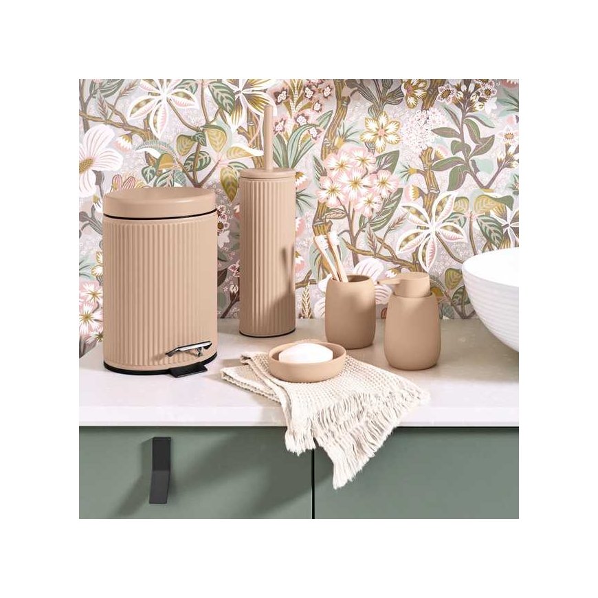 Zeller Brass Tone Metal Bath Basket, 3 L