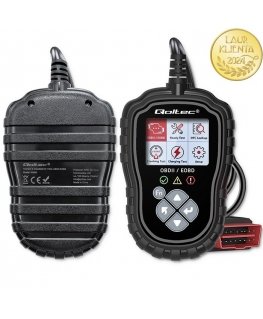 Qoltec ProLine Digital Diagnostic Tester | OBD2 EOBD | Polish MENU | 8V-25V | Dual System