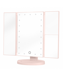 Humanas HS-ML04 Meikup Peegel LED Valgusega - Roosa