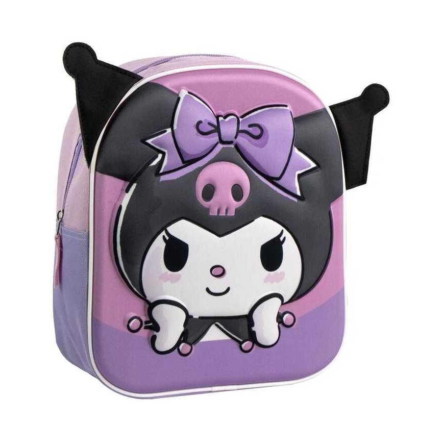 Hello Kitty Kuromi 3D reppu, 31 cm – 3