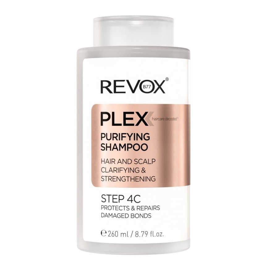 Revox B77, Plex Bond Step 4C, Hair Shampoo, Purifying, 260 ml – 2