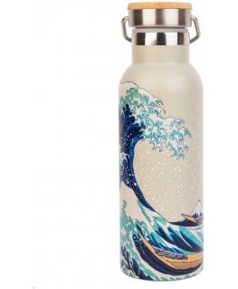 Gertuvė ERIK Suur Kanagawa laine Hokusai Roostevaba teras pudel 500ml