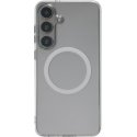 FoneKit Premium MagSafe-yhteensopiv suojakuori, Samsung Galaxy S25+, läpinäkyvä