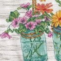 DIMENSIONS Simplicity Creative Corp Flowers in Mason Jars D70-35378 DIMENSIONS Simplicity Creative Corp Flowers in Mason Jars D70-35378