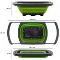 Zyle Silicone Strainer with Retractable Handles, ZY987GST