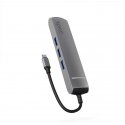 Epico 6in1 Slim Hub 8K USB-C -harmaa avaruus