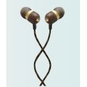 The House Of Marley Smile Jamaica Headset Wired In-ear Calls/Music Brass The House Of Marley Smile Jamaica Headset Wired In-ear Calls/Music Brass