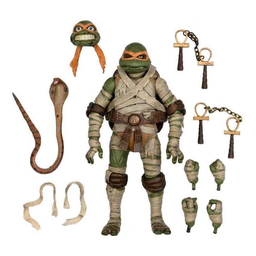 Neca Ninja Turtles as the Mummy Michelangelo ultimate figure 18cm