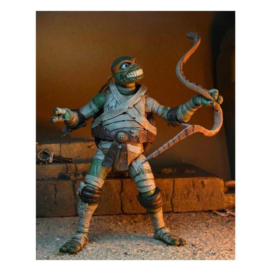 Neca Ninja Turtles kuin Muumi Michelangelo lopullinen hahmo 18cm – 4