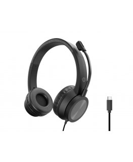 Conceptronic POLONA05BC Stereo USB-C Headset, Noise Cancelling Microphone