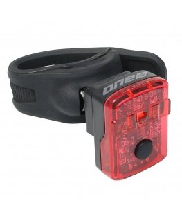 Galinis dviračio žibintas Rock Machine R.Light 30 USB Black/Grey