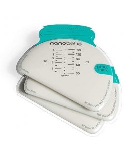 Nanobebe Breast Milk/Food Storage Bags - 50 pcs.