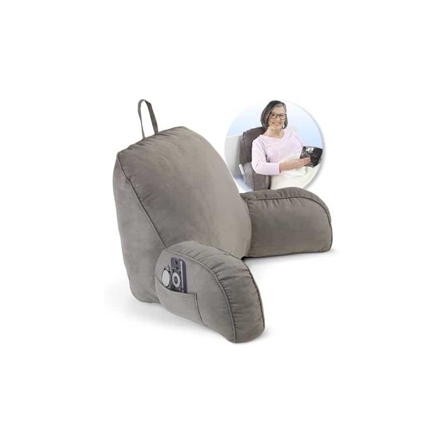 Maximex Comfortable bed seat cushion with phone pocket and remote control – 2
