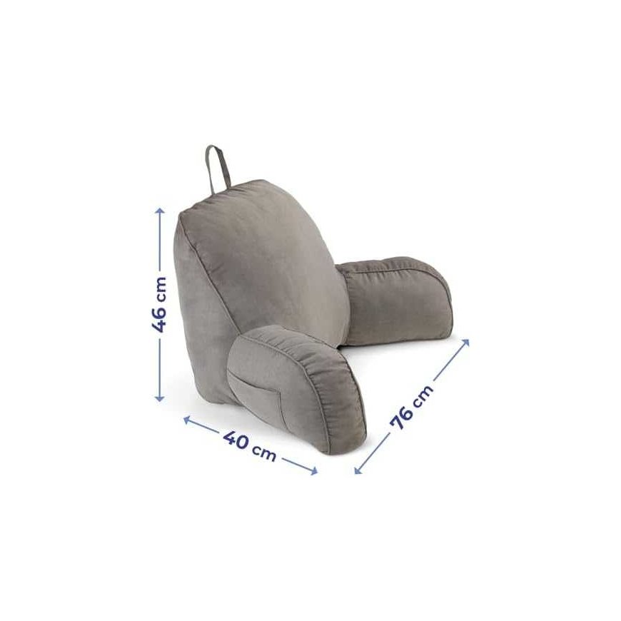 Maximex Comfortable bed seat cushion with phone pocket and remote control – 5