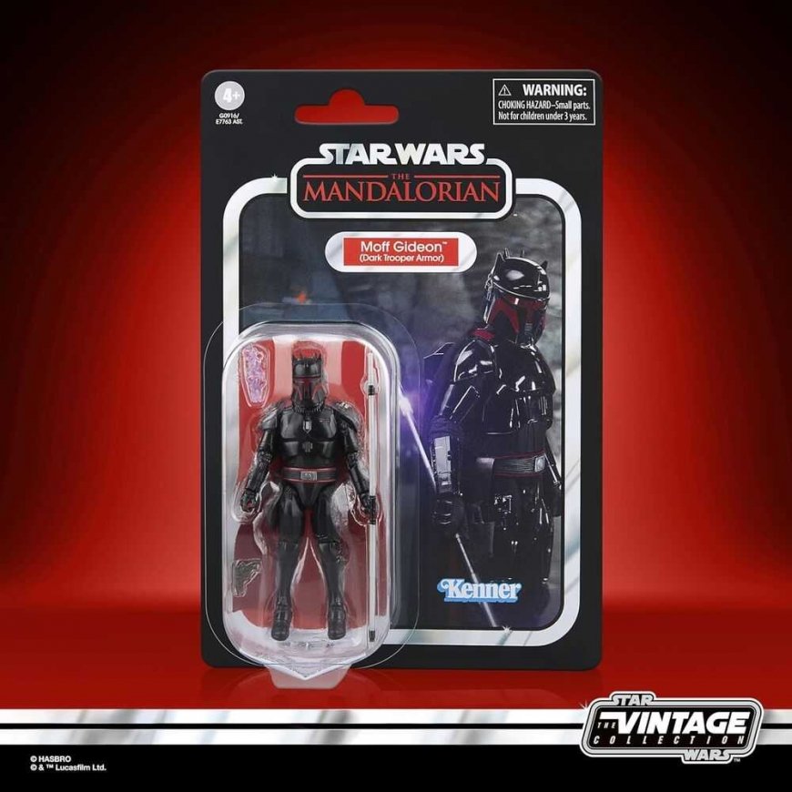 Hasbro Star Wars The Mandalorian Moff Gideon Dark Trooper Armor figure 9.5cm – 2