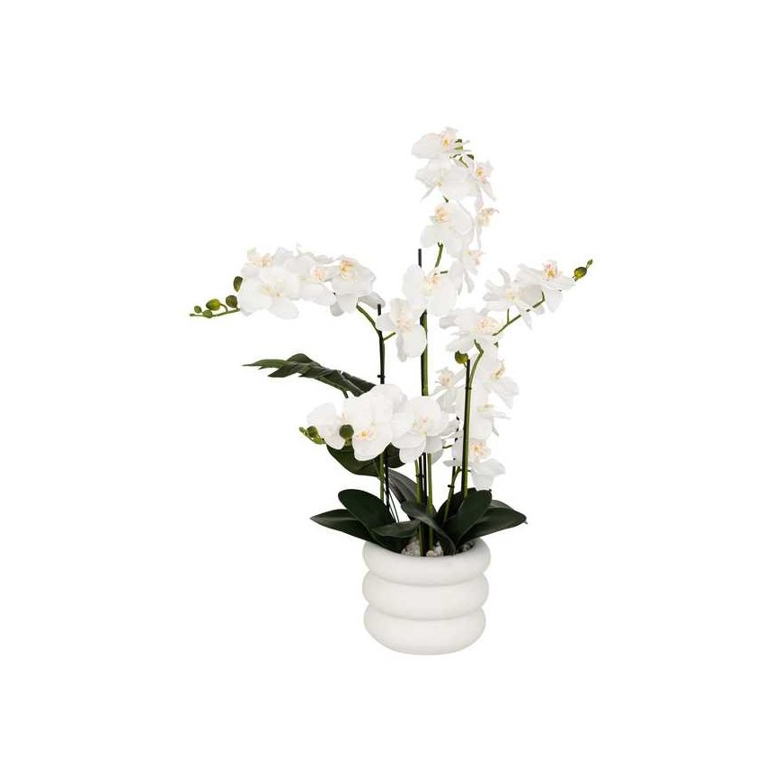 Atmosphera Artificial orchid MICK in ceramic pot, 80 cm