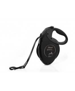 FLEXI Giant Tape Black Edition - automatic dog leash - 8 m