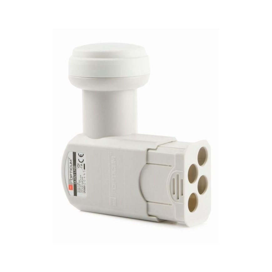 Opticum LQP 04H Low Noise Block downconverter (LNB) 10.7 - 12.75 GHz White