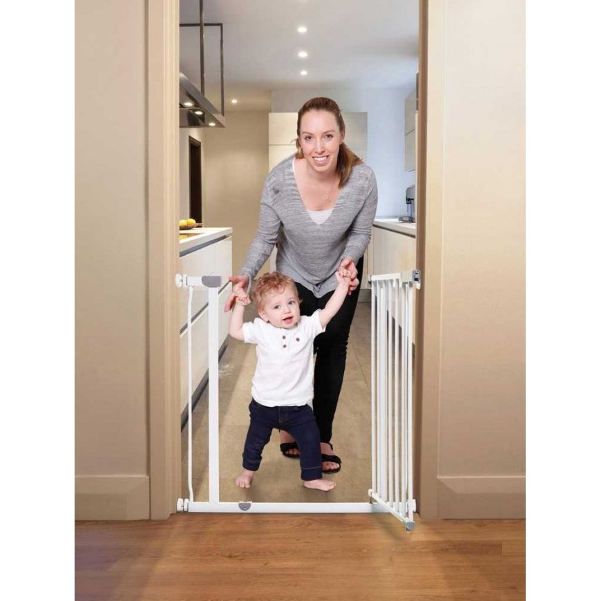Dreambaby turvavärav lastele AVA värav (L: 75-81 cm x K: 76) - valge – 5