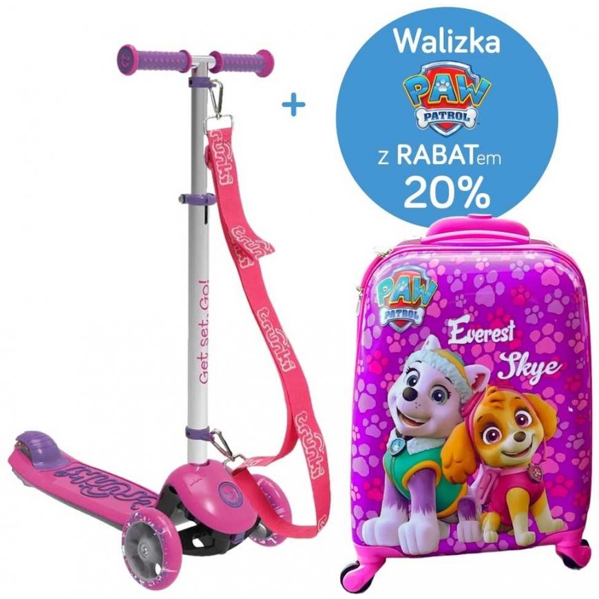 Foldable Trunki passport holder - pink, large – 2