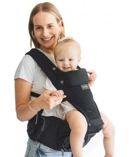 MOMCOZY КОЛЯСКА ДЛЯ ДЕТЕЙ MOVE2FIT 2IN1 С БЕЗОПАСНЫМ СИДЕНЬЕМ, ЧЕРНАЯ
