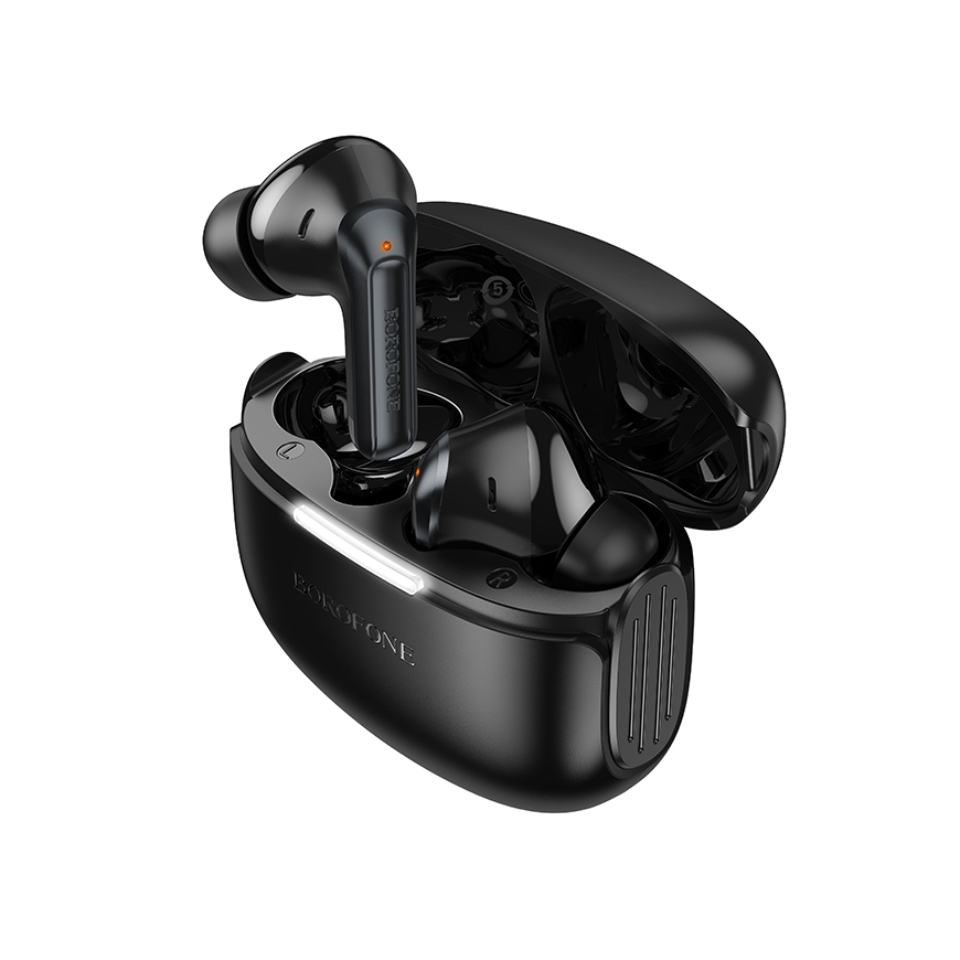 Borofone bezvadu austiņas Bluetooth TWS FQ9 Plus Mierīgas ANC+ENC melnā krāsā – 2