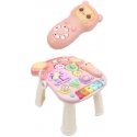Lean Toys Interaktyvus mokomasis stumdukas 5in1 42x40.5x46 cm Lean Toys Interaktyvus mokomasis stumdukas 5in1 42x40.5x46 cm