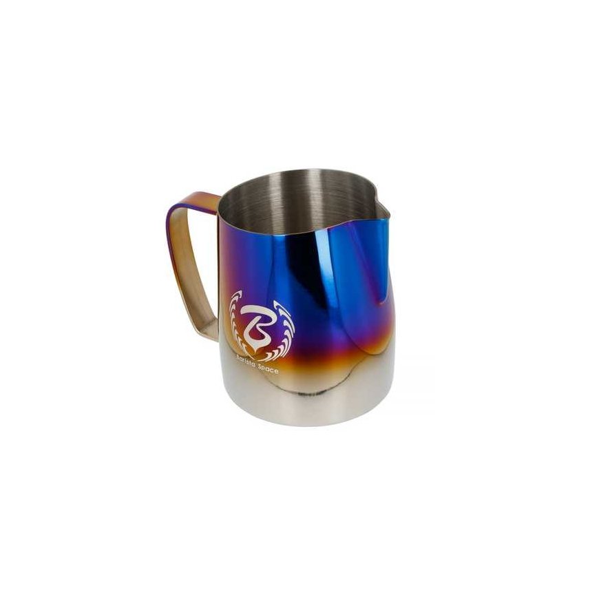 Barista Space - 450 ml Titanium Puoli Mėlyna Maitokannu – 2