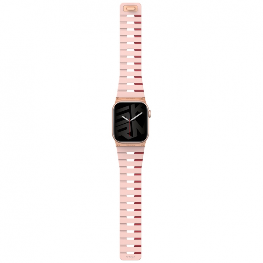 Apyrankē Skinarma Gemini Apple Watch 42/41/40 mm rozā krāsā – 3