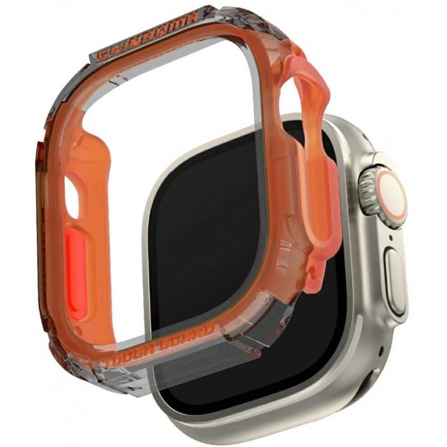 Skinarma Atom case for Apple Watch 49mm sienna