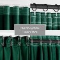 Kardinid VELVET värvitoonis roheline stiil klassikaline riba materjali tüüp - tekstiil samet 140x270 AmeliaHome Kardinid VELVET värvitoonis roheline stiil klassikaline riba materjali tüüp - tekstiil samet 140x270 AmeliaHome