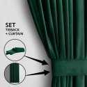 Kardinid VELVET värvitoonis roheline stiil klassikaline riba materjali tüüp - tekstiil samet 140x270 AmeliaHome Kardinid VELVET värvitoonis roheline stiil klassikaline riba materjali tüüp - tekstiil samet 140x270 AmeliaHome