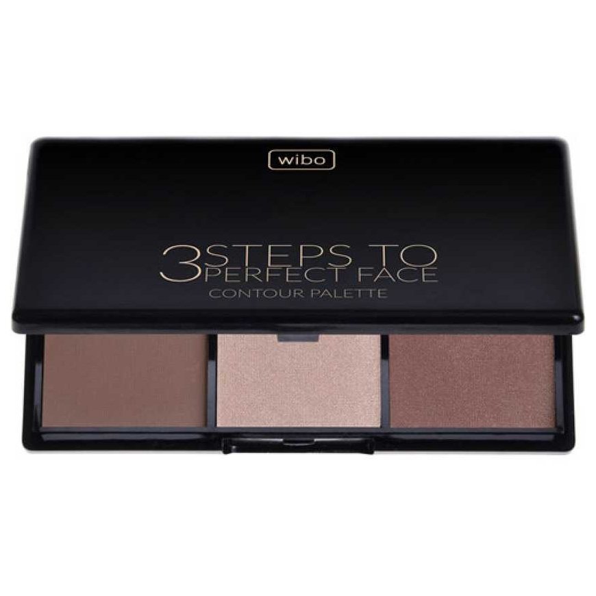 Wibo 3 Steps To Perfect Face Contour Palette Dark, 10 g – 2