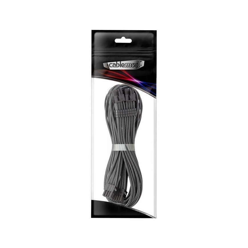 CableMod C-Series Pro ModMesh sujungimo kabelis - 8+8-Pin PCIe, anglies, 60cm