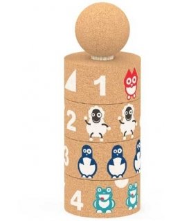 Elou Ekologiset korkkipalat - Eläinpyramidi-puzzle
