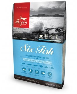 Orijen Six Fish 6 kg Pieaudzis suns Zivs